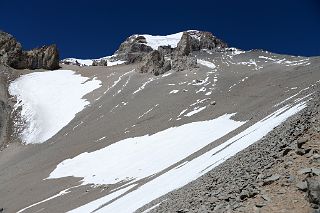 07 Aconcagua East Face And Polish Glacier Slowly Go Out Of View Climbing From Camp 1 To Ameghino Col On The Way To Camp 2